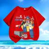 New Fashion Transformers Optimus Prime Children's T-Shirt Candy Color Print Parent-Child Outfit