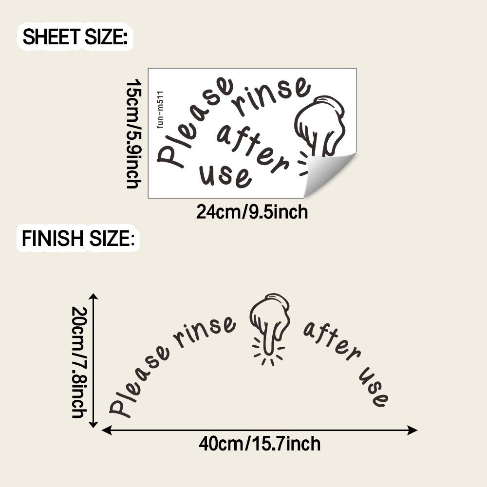 

Простые наклейки для украшения ванной комнаты