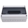 Distribution Box 15 Way Waterproof Plastic Junction Case Transparent Cover for MCB