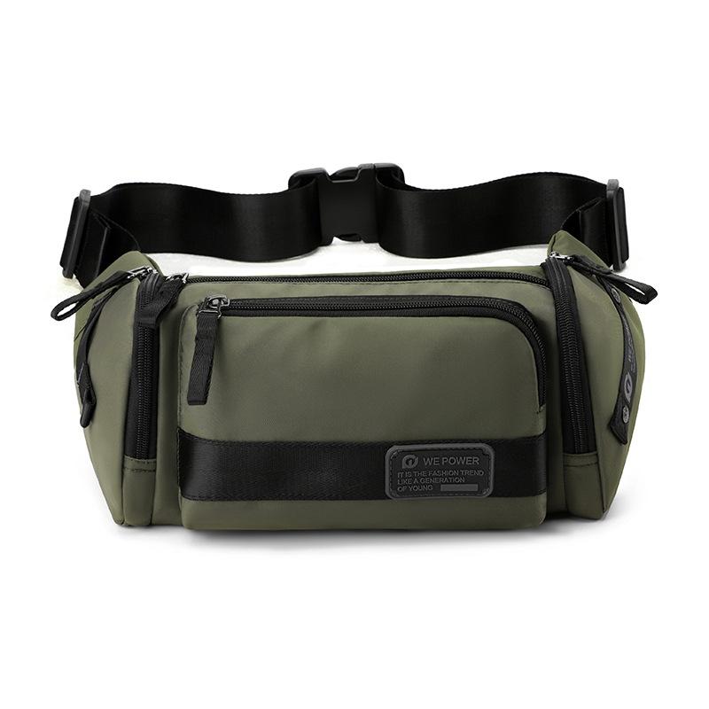 Men's Lightweight Waist Pack Multi-Pocket Belt Bag Casual Crossbody Messenger Bag for Travel Hiking Running Outdoor Activities