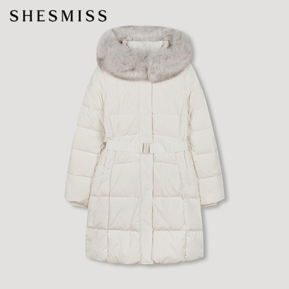 

She S miSS Line Belted Duck Down Jumper SSdjpn42040 Iv Ivory/55