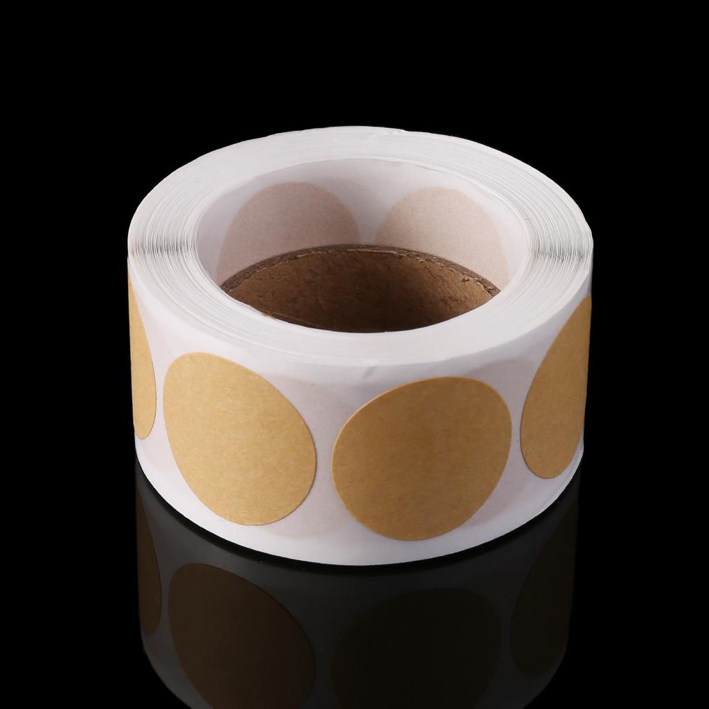 Kraft Paper Label 500pcs/roll Self Adhesive Bakery Pastry Cooking Decal for Birthday Party Graduation Ceremonies Gift