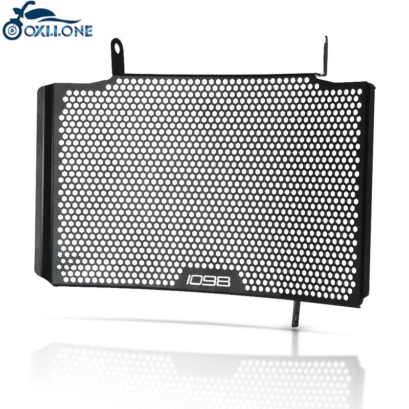 For DUCATI 848 1098 1198 Streetfighter 848 1098 Motorcycle Aluminum Radiator Guard Oil Cover Protector Grille Protection