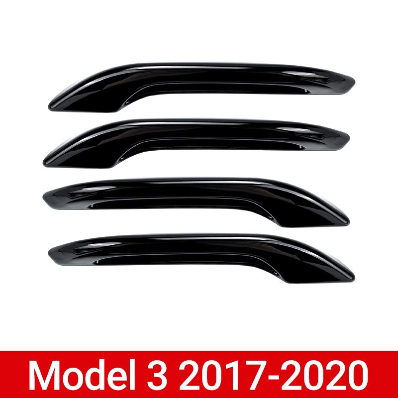 ABS Auto Türgriff Fänger Abdeckung Schutzhülle Zierleisten Aufkleber Zubehör Für Tesla Model 3 Y 2017 2018 2019 2020 2024 2024 2024