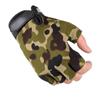 Men Camouflage Tactical Gloves Outdoor Sport Cycling Half Finger Anti-Slip Shock-Absorbing Fitness Fingerless Mittens Warmer