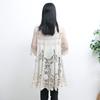 DIMANAF 2025 New Summer Dresses Women Knitted Dress Basic Fashion Lace Dresses Casual Loose