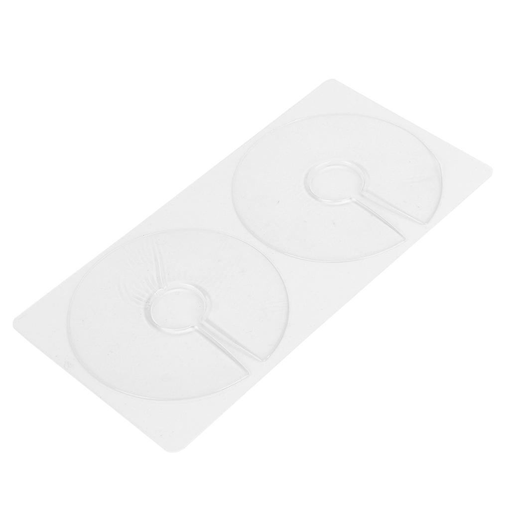 2 Pcs Anti Wrinkle Silicone Nipple Pads Reusable Ultra Thin Round Anti Wrinkle Chest Patces for Women