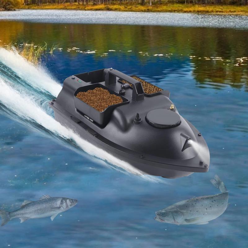 GPS Wireless Fishing Bait Boat - 3 Bait Containers, Automatic Return Function Wireless Remote Control Electric Fishing Bait