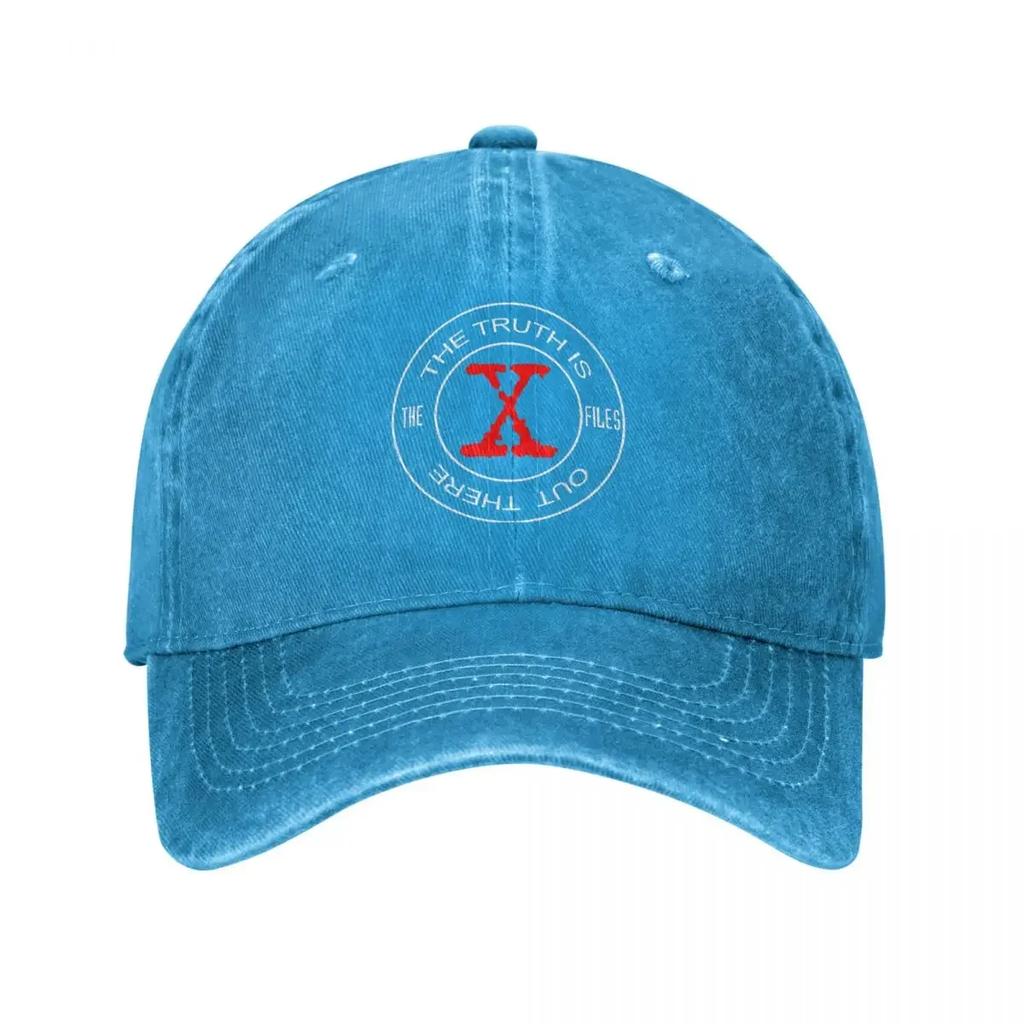 The X Files Wisdom Unisex Baseball Cap TV Shows Distressed Denim Hats Cap Fashion Outdoor Workouts Headwear