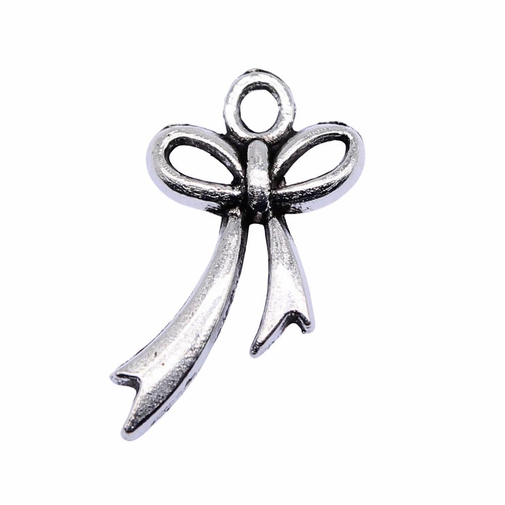 Pendants Bow With Crown Charms For Princess Themed Jewelry Making Alloy