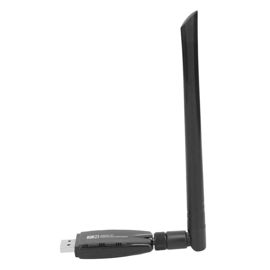 Wireless Network Card 300Mbps High Speed Small Size Portable WiFi Adapter Card with Antenna