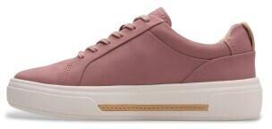 Clarks Womens Hollyhock Walk Sneakers In Lilac Nubuck