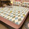 Cotton Bed Three-piece Clamp Cotton Bed Can Be Cleaned Protective Cover Anti-slip Fixed All-inclusive Dust-proof Cover Grasmur Field Wind