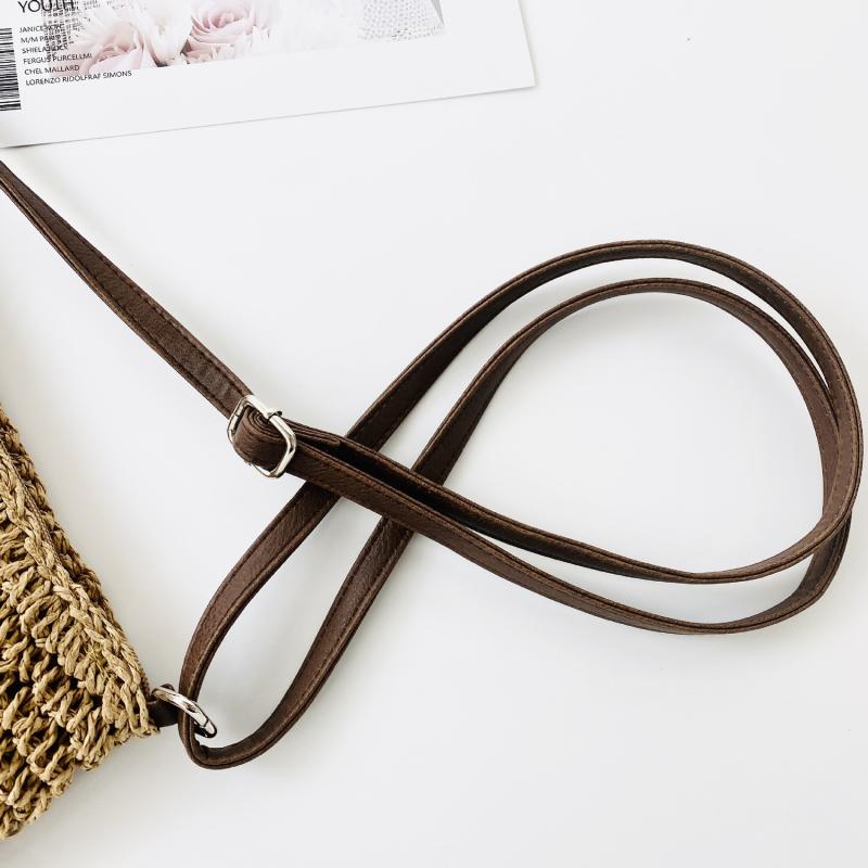 Woven Summer Fashion Straw Bag Beach Holiday Crossbody Bag Shopping Large Capacity Shoulder Handbag Messenger Ladies Women