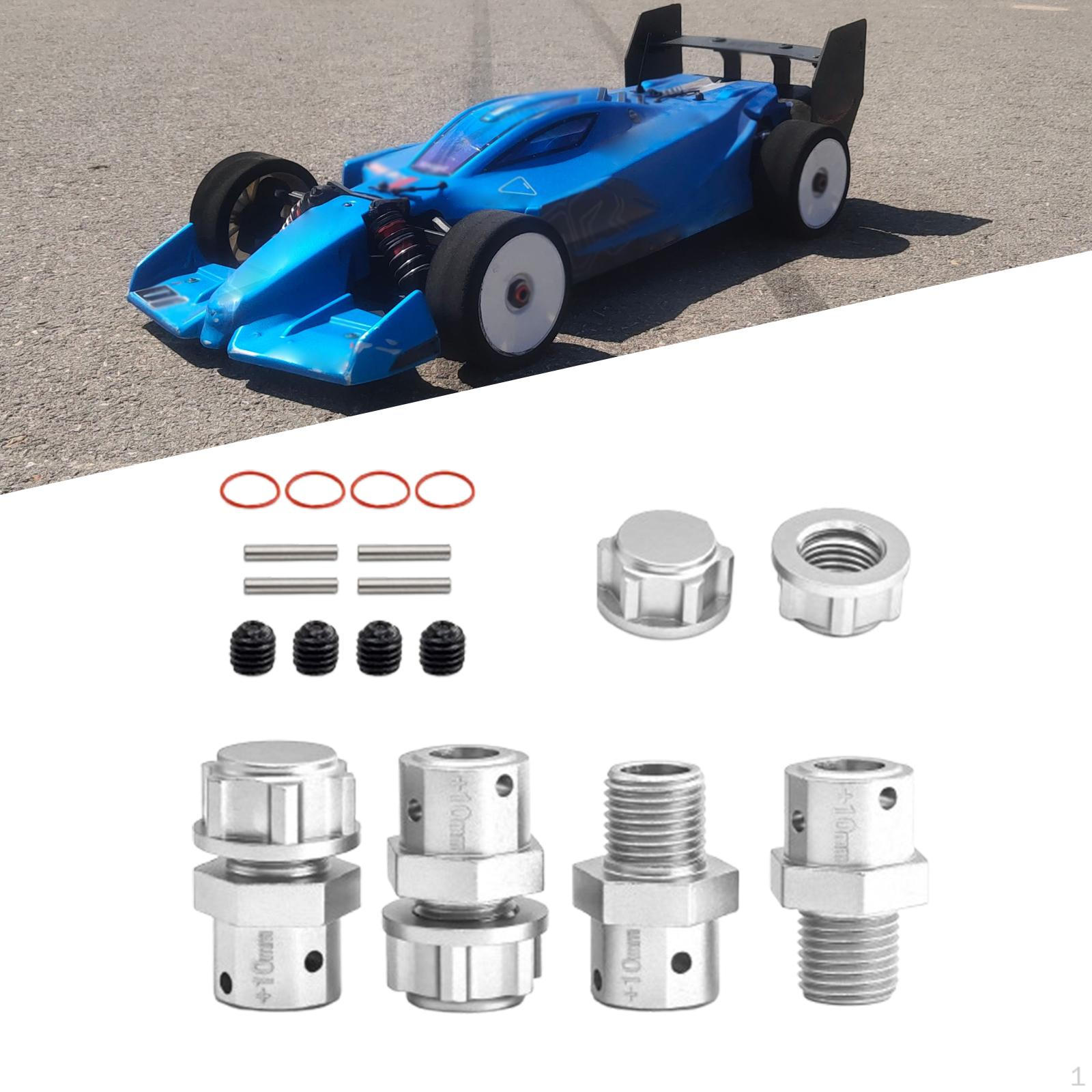 

4 Pack of 1/8 1/7 RC Car Coupling Connector for DIY Model Upgrades argent