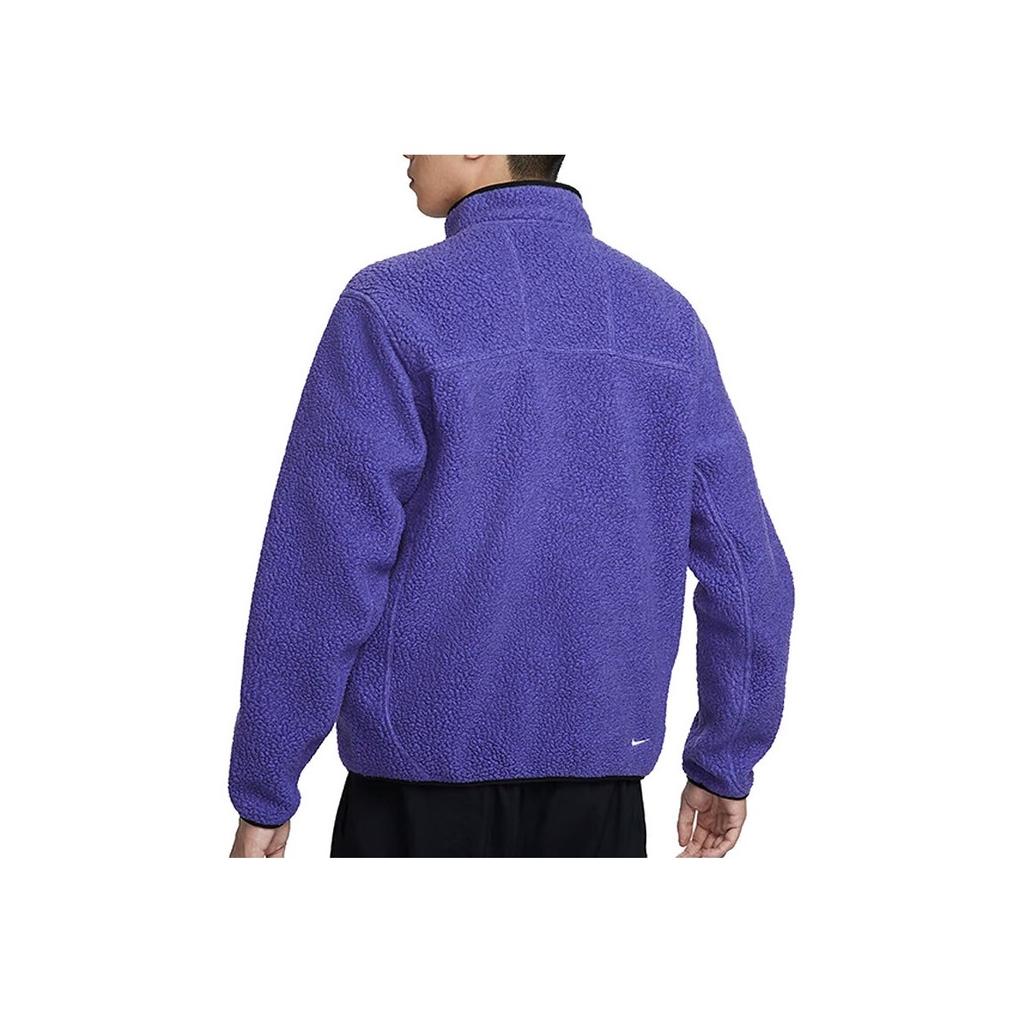 Nike ACG Color Block Zip-Up Fleece Jacket Men Outerwear Purple FN0373-510