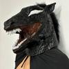 Venom3Mask cosplay Human-beast hybrid headgear, Halloween horror, hero, villain Venom latex hood