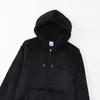 hooded jacket with embroidered script logo Long-sleeved zip-up (C3-L615Z-090-L)