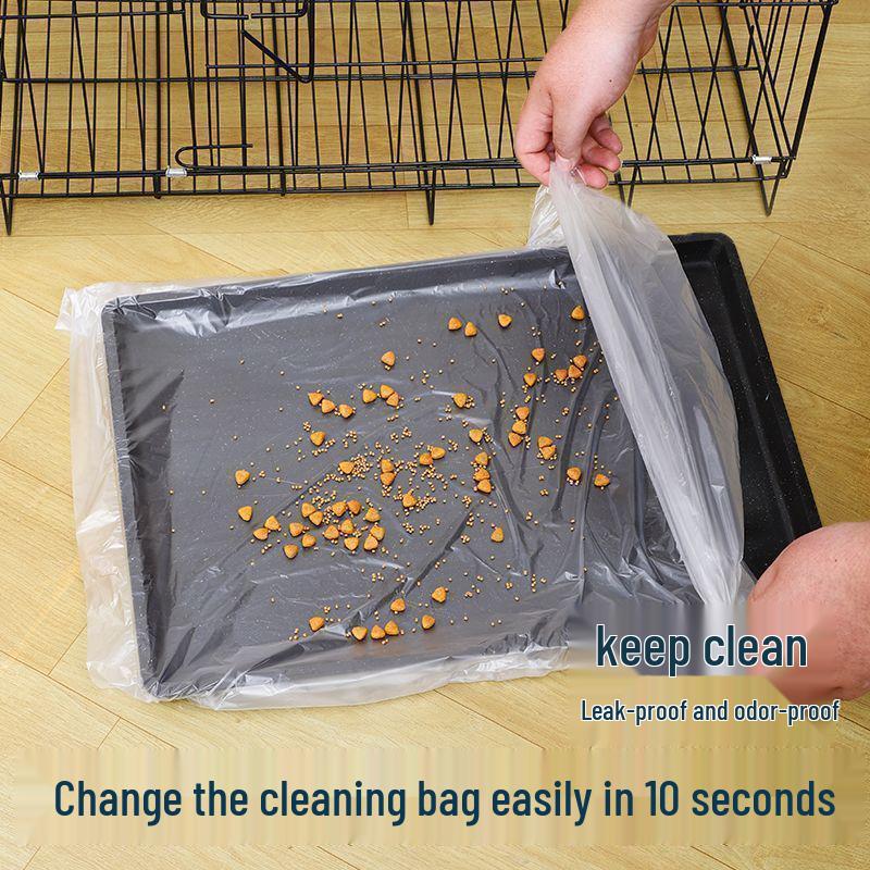 

Thick Disposable Pet Feces Collection Bag: Bird, Dog, Rabbit Cage Liner Tray Bag 40*50cm (100 pcs)