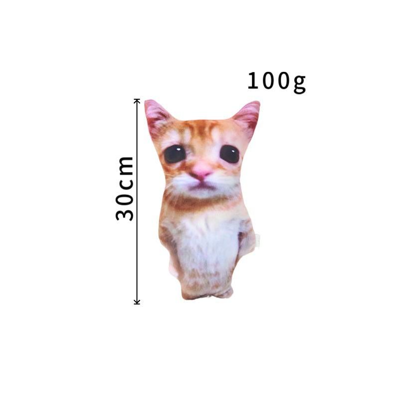 NEW El Gato Cat Plush Toy Stuffed Lifelike Cats Plush Toy Simulation American Shorthair Cute Cat Doll Pet Toys 22cm