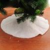 Falda para árbol de algodón de nieve: Adorno de Árbol de Nieve Artificial (Blanco, 70-90cm) - Decoración navideña