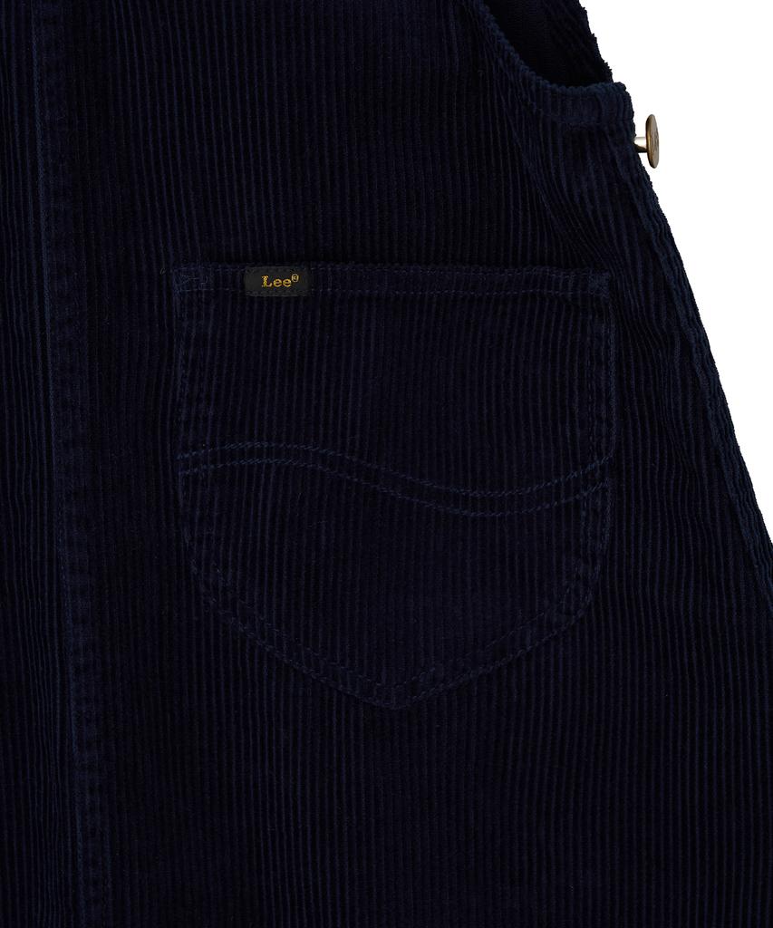 Lee Corduroy Overall Dress Navy
