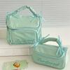 Cute Ballet Style Leather Cosmetic Bags Large Capacity Handbag Travel Portable Storage Bags Toiletry Bags Girly Makeup Bag Gifts