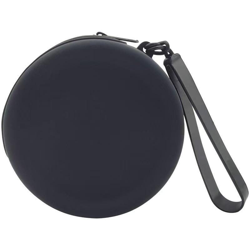 Round Silicone Storage Pouch Portable Earphone Cable Organizer Bag Mini Zipper Silicone Wallet Digital Accessories Case