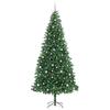 Artificial Christmas Tree with 300 LEDs and Stand Green 300 Cm