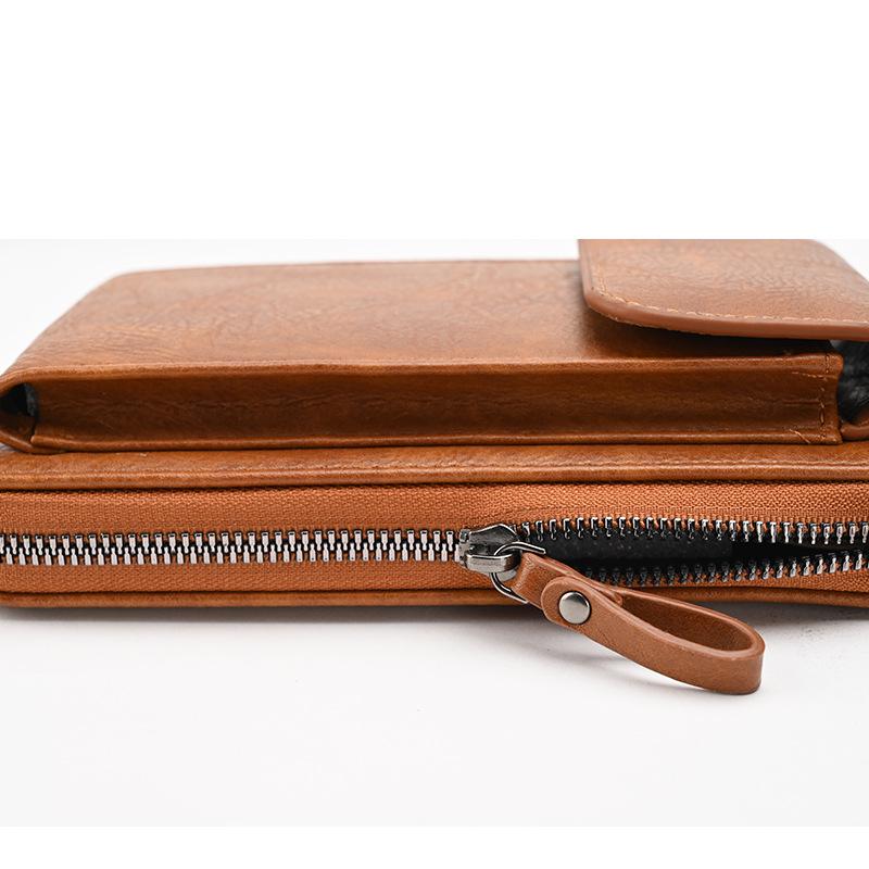 2024 Bestseller Retro Dámská Peněženka & Crossbody Taška na Mobil