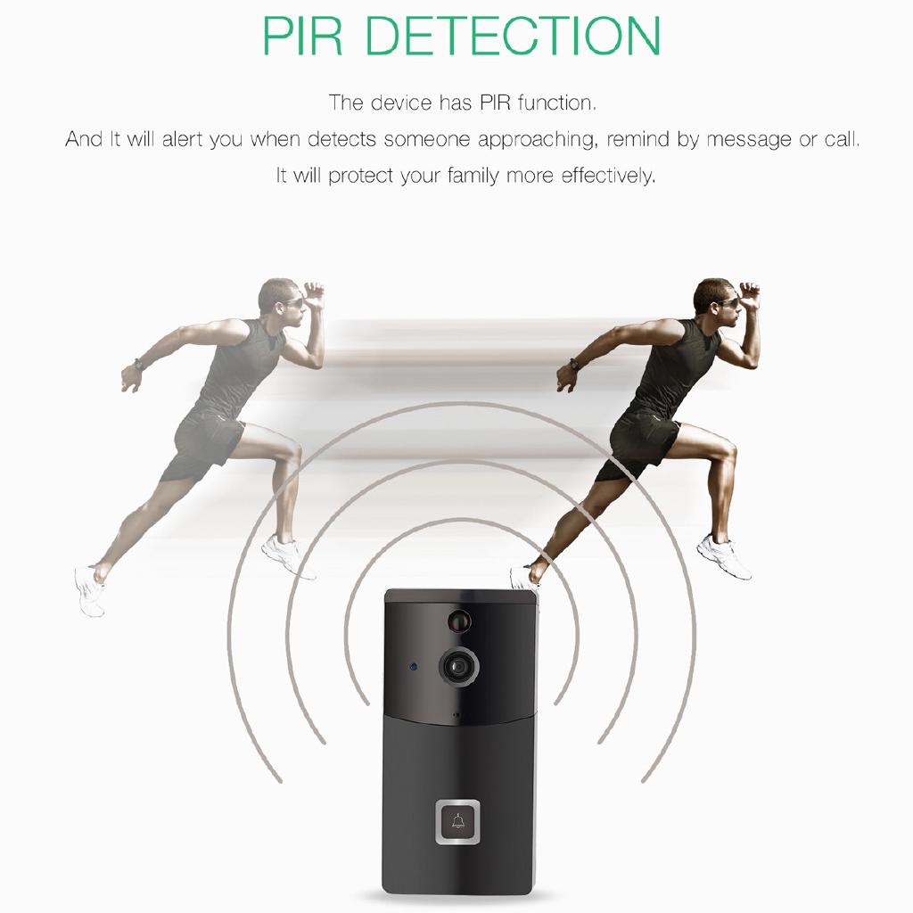Full 6G Super Wide Angle 1.7mm Lens WIFI Video Doorbell Smart WiFi Video Doorbell