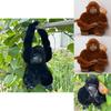 Plüsch Gorilla Spielzeug Tierpark Dekoration Mit PP Baumwolle Für Kinder Und Geschenkgebrauch