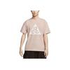 Nike T-shirt da uomo con stampa logo ACG, vestibilità larga, girocollo, maniche corte, colore rosa DJ3645-601
