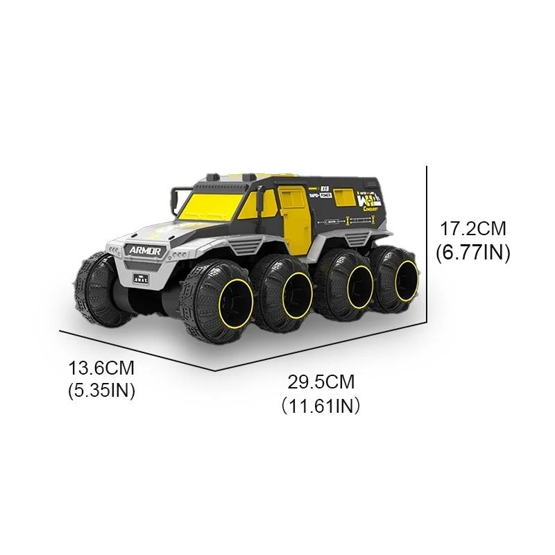 1/14 Amphibious Car 8WD Remote Control Off-Road Vehicle Toy Children's RC Climbing Stunt Cars Racing Armored Car for Boys Gifts