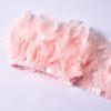 High-Quality Turkey Feather Edging, Colored Feathers, Fire Feather Edging For Weddings
