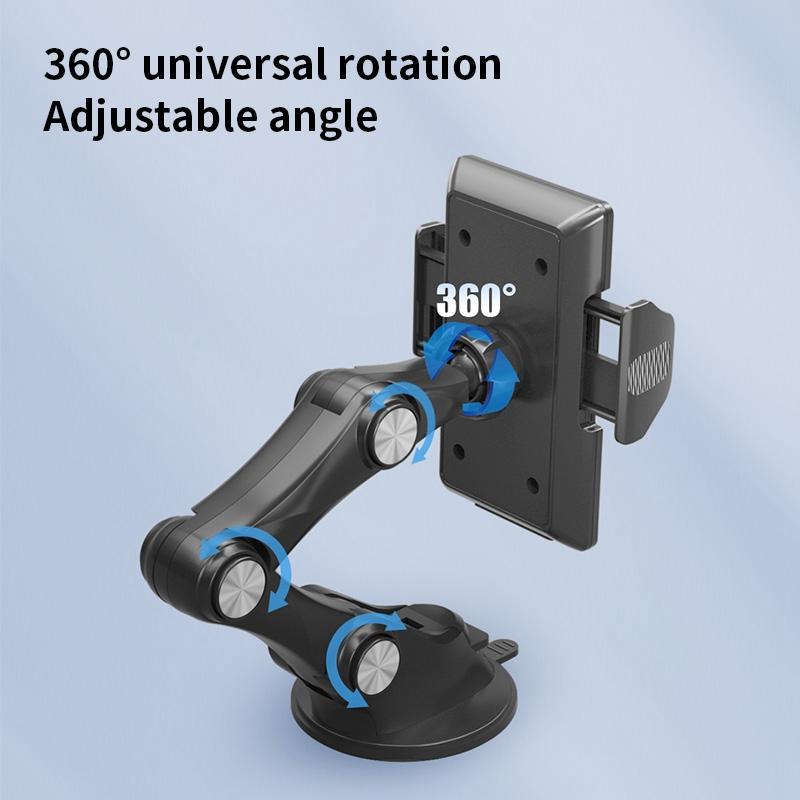XZ3+JZ6 Nano-Saugfuß-Basis Handyhalterung Automatische Klemmung Drei-Segment-Halterung für Armaturenbrett/Windschutzscheibe
