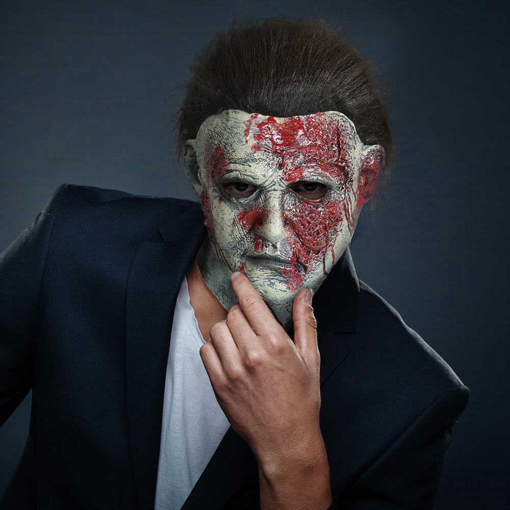 Halloween Scary Zombie Mask Zombie Mask Creepy Halloween Props Scary Realistic Face Mask Adult Party Cosplay Props Horror Infected Zombie Masks