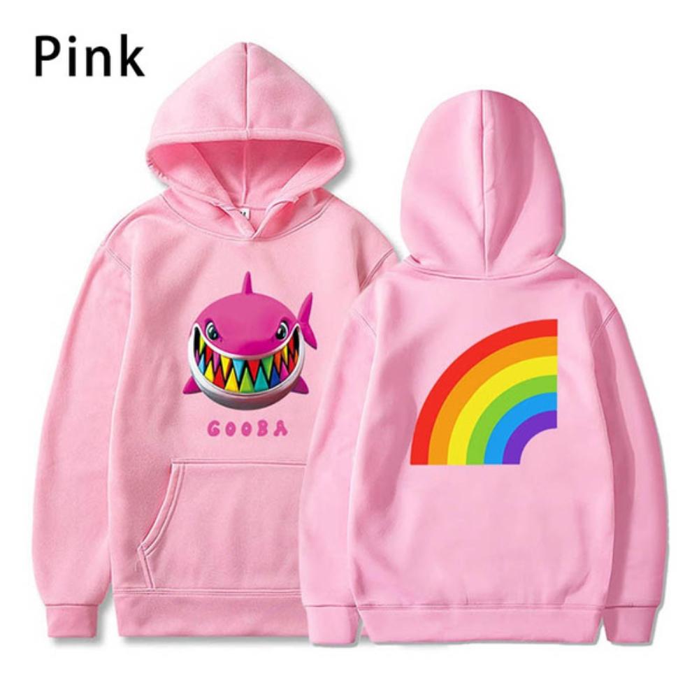 Mikina Gooba Rainbow 3D potisk Mikina Pánská Dámská Módní Ležérní Dlouhý rukáv Pulovr Hip Hop Mikiny