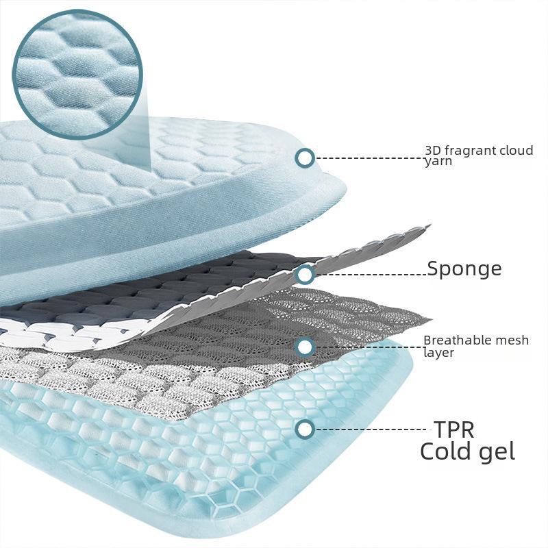 Cool Gel Seat Cushion – Multifunctional, Breathable Egg Crate Design for All Seasons