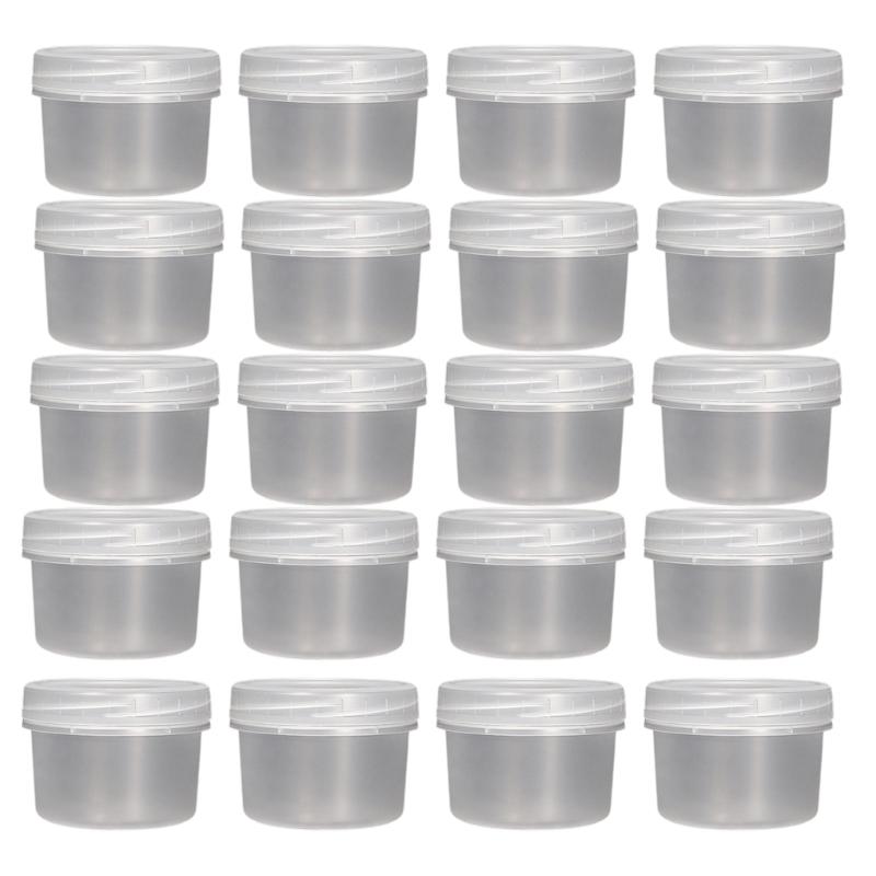 Multipurpose Plastic Dessert Jars Sealed Food Storage Boxes Microwave Friendly Designs Kitchen Puddings Cup