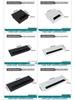 Aluminum Office Desk Cable Cover with Bristles - Sound-Dampening Rectangular Wire Organizer