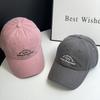 2025 Spring Summer Letter Embroidery Soft Top Baseball Cap Outdoor Sun Hat Men's Peaked Cap