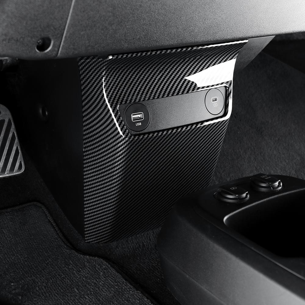 For KIA EV6 -2026 Left-hand Drive Car Interior Black Central Console Gear Shift Window Button Air Vent Cover Accessories