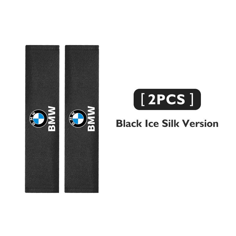 IAMS9 Car seat belt leather Shoulder Protector Safety Belt 2pcs For BMW M Sport M2 M3 M4 M5 M6 E46 E90 E60 F10 F20 E87 X3 X6