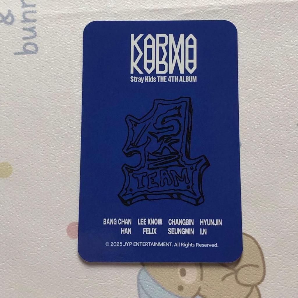 [USED] Stray Kids Reno Pop-Up Uniform Karma Trading Card