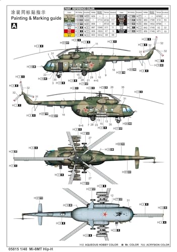 Trumpeter 1/48 Mi-8 Hip Plastic Model 05815