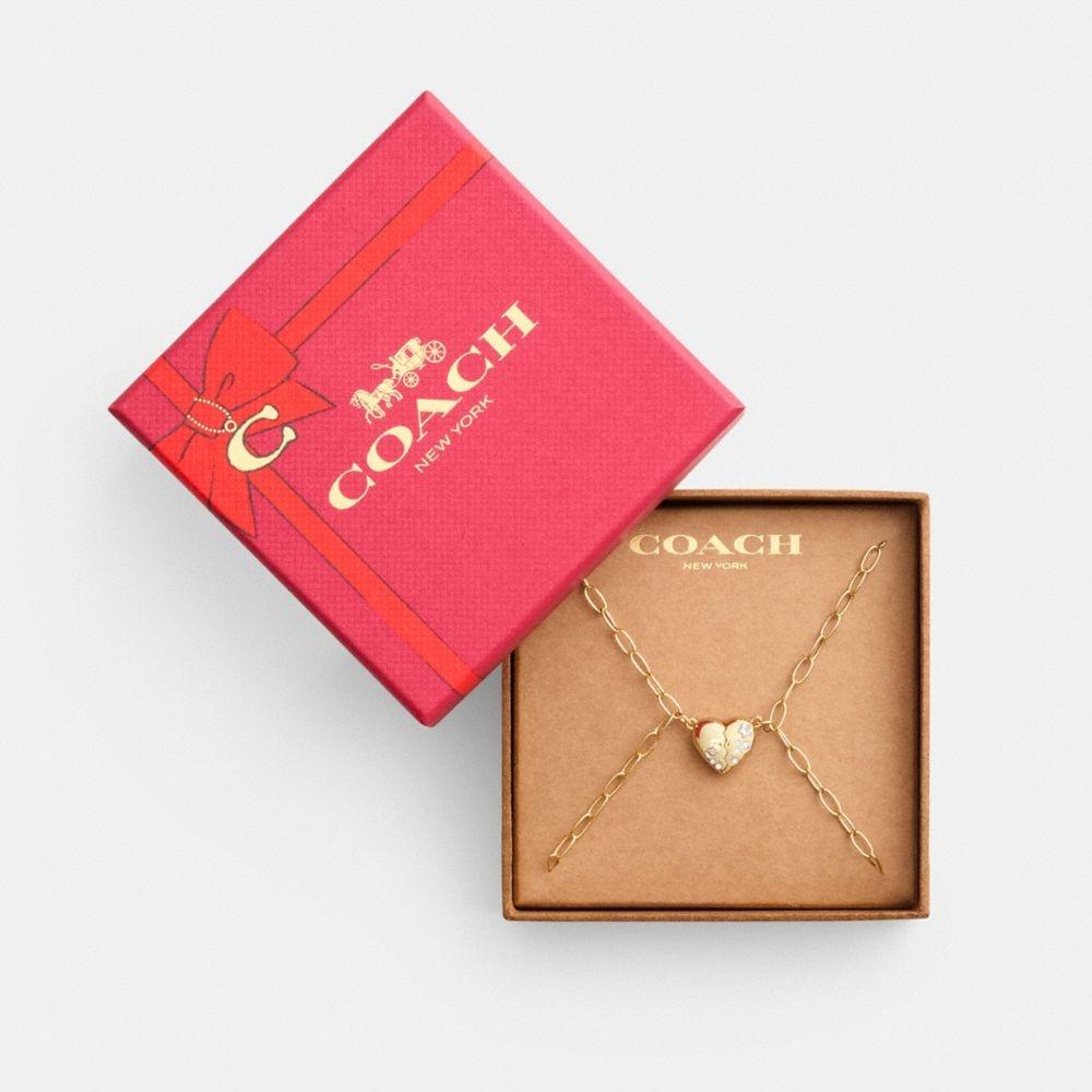 

Набор браслетов Coach Heart Friendship Cy115 Gld Gold