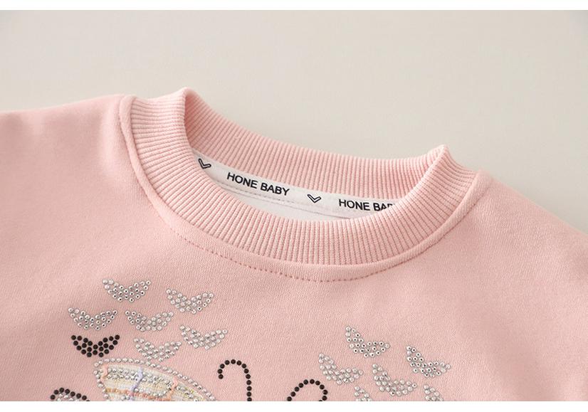 Korean Style Children's Spring/Autumn Long-Sleeve Hoodie Set for Girls - Street Style Casual Wear 2026