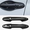 Carbon Fiber 8X Front Door Handle Bowl Cover Trim For Honda HR-V HRV 2016-2019
