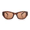 Balenciaga Logo Mirrored Acetate Irregular Sunglasses Women Sunglasses Tortoiseshell 751517T00397623